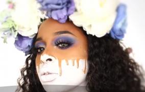 Machiajul-tablou pe o jumătate de faţă, cel mai bizar trend în materie de make-up