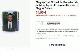 Palatul Elysee urmează exemplul Casei Regale Britanice. Se vor comercializa căni și tricouri cu poza lui Macron