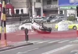 Mașini răsturnate și roți sărite la Campionatul Naţional de Super Rally de la Craiova