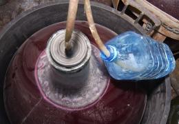 În sezonul mustului, românii transformă strugurii în vin chiar şi la bloc