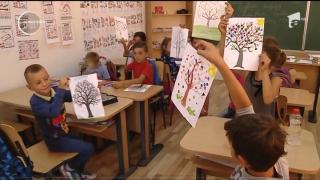 La școala din Dumbrăveni, Constanța, toți elevii încap într-o clasă