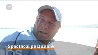 Spectacol pe Dunăre, datorită temperaturilor scăzute! Deasupra nivelului apei se ridică nori groşi de vapori