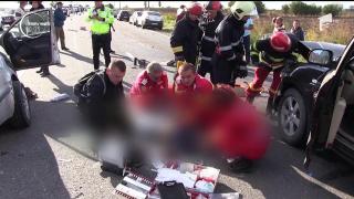 Accident grav la Valu lui Traian. Un bărbat se zbate între viață și moarte după ce a întors pe linie dublă continuă