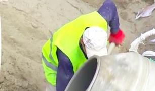 Un bărbat din judeţul Gorj şi-a băgat soţia cu capul într-o găleată cu beton, supărat că femeia greşise compoziţia mortarului