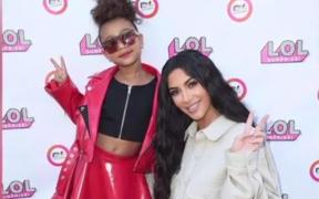 Fetiţa cea mare a lui Kim Kardashian îi calcă pe urme mătuşii sale fotomodel, Kendall Jenner