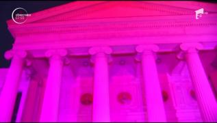 Fundaţia Renaşterea a sărbători 18 ani de la înfiinţare. Ateneul Român a fost iluminat în culoarea roz