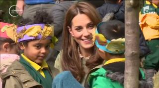 Ducesa de Cambridge şi-a reluat activitatea oficială, după şase luni de concediu de maternitate