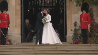 A doua nuntă regală în Marea Britanie în acest an. Prințesa Eugenie s-a căsătorit