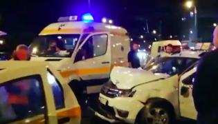 Accident într-o intersecție din Timișoara, provocat de un șofer de 19 ani
