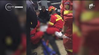 Scene dramatice surprinse în Bucureșt, în blocul unde un tânăr a căzut cu liftul 3 etaje