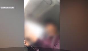 Noi imagini cu un şofer care face live pe facebook, în timp ce conduce. Tânărul este sub influenţa etnobotanicelor