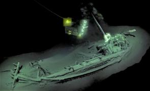 Epava intactă găsită în Marea Neagră, cea mai veche din lume, are 2400 de ani