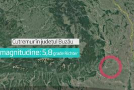 Un nou seism în Vrancea. Cutremurul a avut magnitudinea 3,3 pe scara Richter