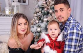 A explodat cererea pentru şedinţele foto de familie, cu decorul de Crăciun