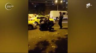 Un tânăr nervos la volan a șicanat o mașină cu polițiști, în zona Obor din București. Agenții l-au pus imediat la pământ