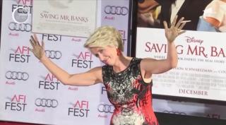 Actrița Emma Thompson, decorată de Prințul William la Palatul Buckingham