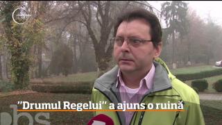 "Drumului Regelului" care leagă judeţul Hunedoara de Arad, o ruină