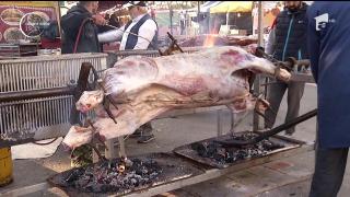 Ospăț haiducesc în București, cu vițel la proțap