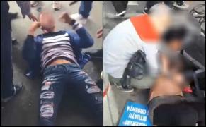 Filmul atacului de la mall-ul din Brăila. Șoferul a înjunghiat un bărbat și a spulberat cu mașina mulțimea