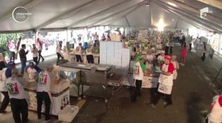 Argentinienii i-au întrecut pe italieni la pizza. O echipă de bucătari a pregătit 1.500 de pizza pe oră, timp de 12 ore