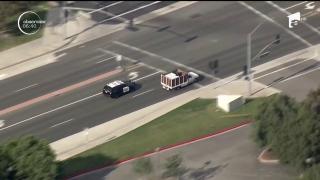 Urmărire spectaculoasă în California, după un individ care furase un camion