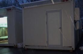 Cinci containere au fost instalate în Iași pentru oamenii fără adăpost