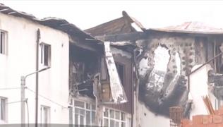 Incendiul care a cuprins trei blocuri din Chiajna a lăsat pe drumuri zeci de familii