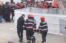 Incidente grave la sfințirea Catedralei Mântuirii Neamului. Şase oameni au ajuns la spital