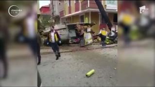 Un grav accident aviatic s-a produs în Istanbul. Patru soldaţi au murit, după ce un elicopter militar s-a prăbuşit