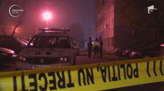 Filmul dublei crime din Buftea. Asasinul i-a primit pe polițiști, apoi i-a atacat