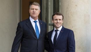 Preşedinţii Klaus Iohannis şi Emmanuel Macron, întâlnire istorică la Paris