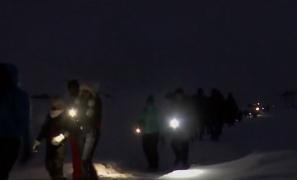 Dornică să simtă energia Sfinxului, o familie a rămas captivă în Bucegi. Intervin echipajele Salvamont Bușteni