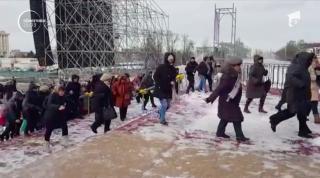 Haos de nedescris în ultima zi de pelerinaj la Catedrala Mântuirii Neamului din Capitală