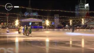 Celebra Piaţă Roşie din Moscova a devenit un uriaş patinoar (Video)