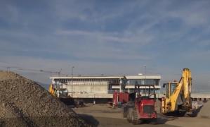 Centrul de afaceri din Brașov, tot în stadiu de şantier, după patru ani