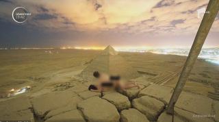 Fotografia nud pe Marea Piramidă a lui Keops a unui danez provoacă furie