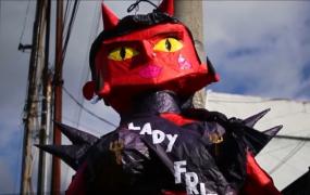 Donald Trump, pus pe rug la festivalul "Arderii Diavolului" din Guatemala