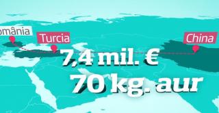70 de kilograme de aur, confiscate de italieni de la mafia chineză. Banii erau spălați în România