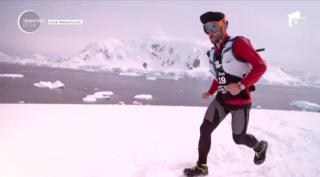 Iulian, pompierul maratonist din Botoşani a câştigat locul doi în competiţia Last Desert, în Antarctica
