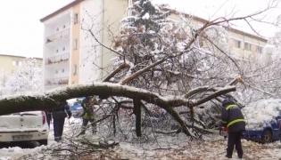 Ninsorile au făcut prăpăd. Școli închise și zeci de mii de oameni fără curent electric și căldură