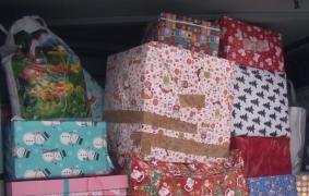 Moş Crăciun a ajuns la copiii nevoiaşi din comuna Serbeşti, județul Bacău