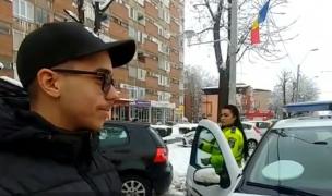 O zi cu poliţia pe teren, cadoul de Crăciun pentru un tânăr din Hunedoara