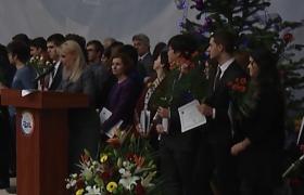 Olimpicii români de aur şi argint la concursurile internaţionale, premiați de statul român