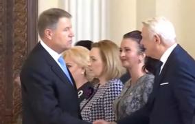 Klaus Iohannis, de pază la ședința Guvernului