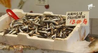 Peștele proaspăt, tot mai rar în magazine