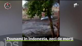 Tsunami provocat de erupţia vulcanului Krakatau