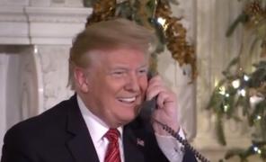 Donald Trump, gafă şi în calitate de ajutor al lui Moş Crăciun (Video)