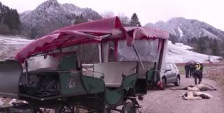 20 de turişti la spital după o plimbare cu trăsurile trase de cai în Bavaria (Video)