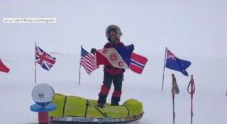 Un tânăr american, primul om din lume care a traversat de unul singur Antarctica