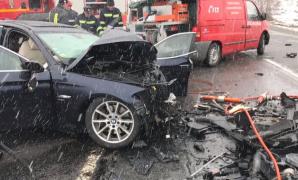 Accidente în lanţ pe şosele, mai mulţi copii au fost răniţi